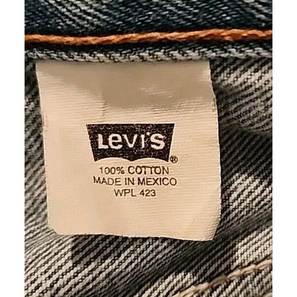 Levi 501xx Vintage Mens 38x36 Jeans Straight Y2k Button Fly - Picture 6 of 10